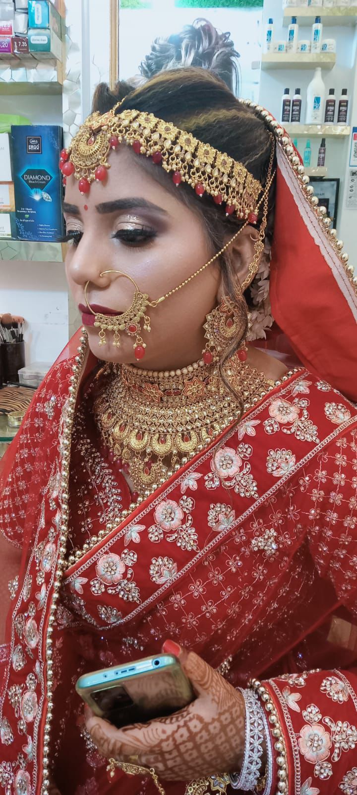 Bridal makeup transformation - Style Hair Salon New Delhi