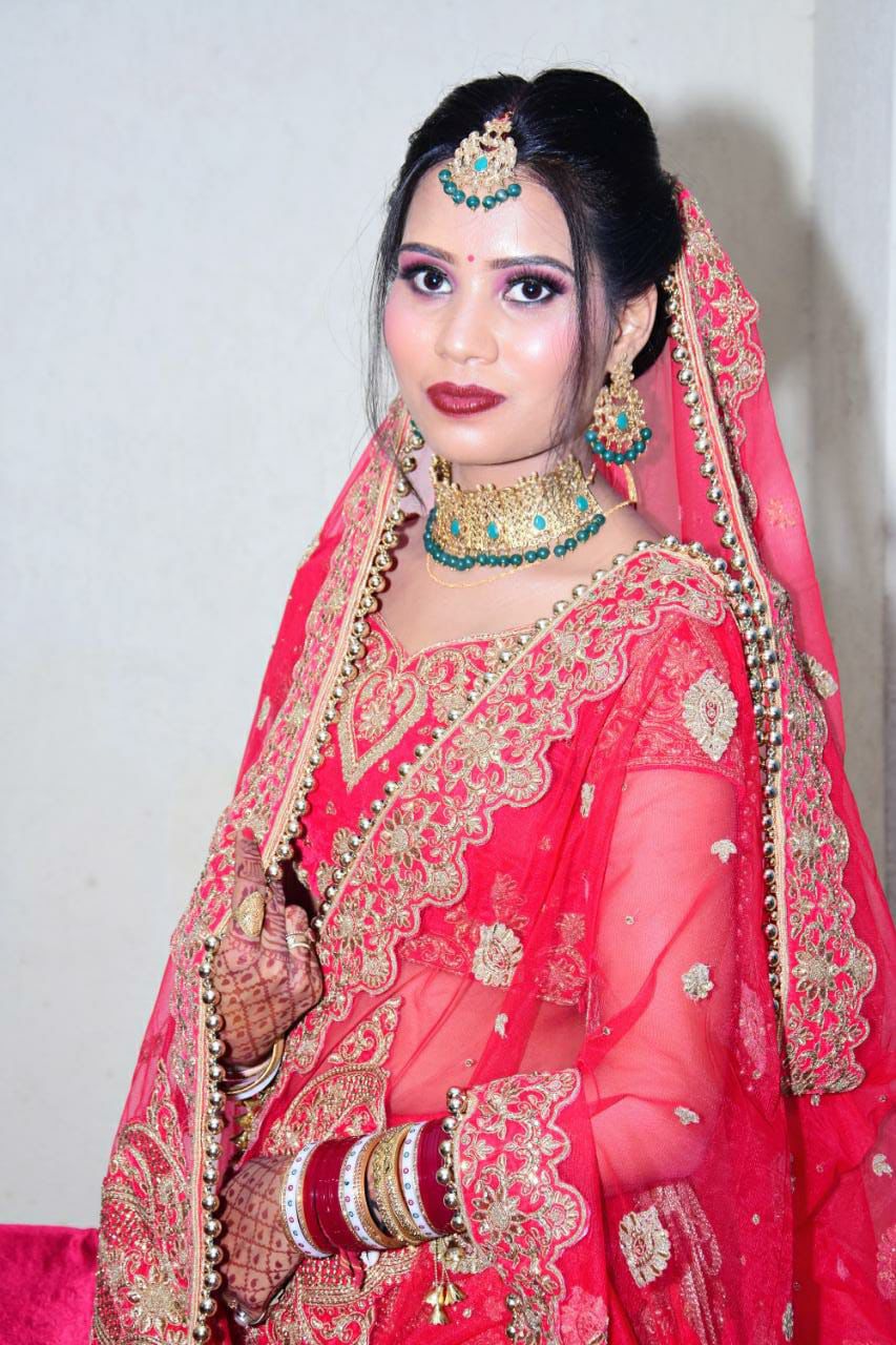 Elegant bridal hair and makeup at Style Hair Salon